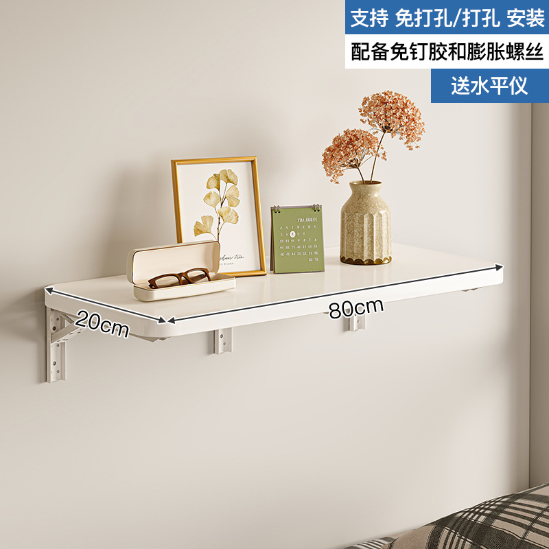 Estantes de pared color nuez estante de exhibición de pared estante de exhibición de pared estante de almacenamiento colgante de pared soporte suspendido partición en forma de palabra