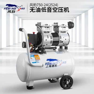 Fengbao Air Compressor Oil-Free Bass Household 750W All-Copper Small High-Pressure Dental Air Compressor Air Pump