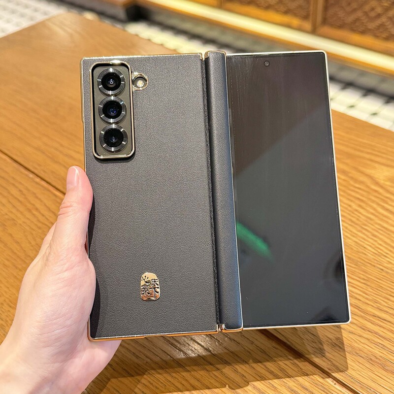 サムスンハートワールドw25携帯電話ケース磁気中心軸保護w24プレーンレザー電気メッキ軽くて落下防止ハードケースに適しています。|undefined