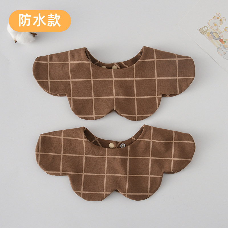 [방수면 양면] 브라운 대형 그리드