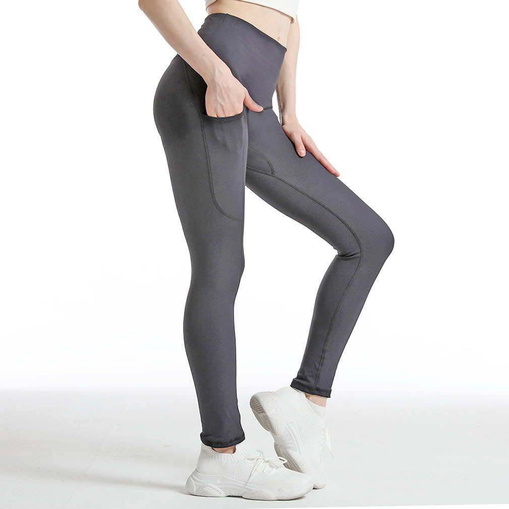 pantalones de yoga de fitness de alta elasticidad ajustados de cintura alta para levantar la cadera nihaostyles ropa al por mayor NSOUX85027