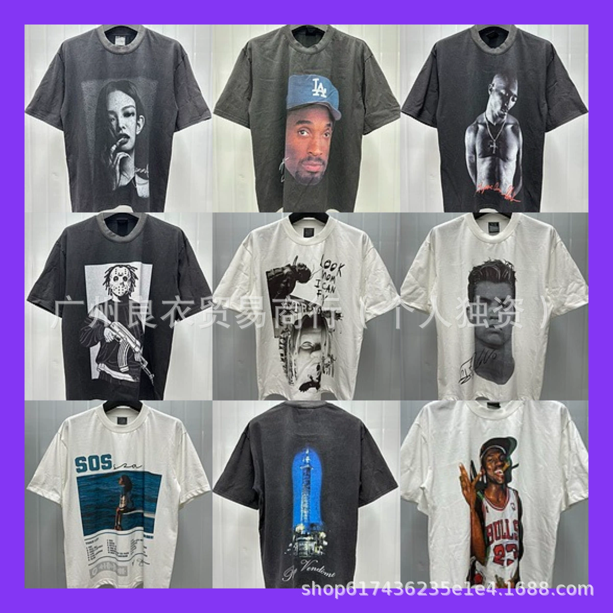 BIG FACE портрет винтажный принт американская уличная тяжелая потертая пара свободная футболка с короткими рукавами модная