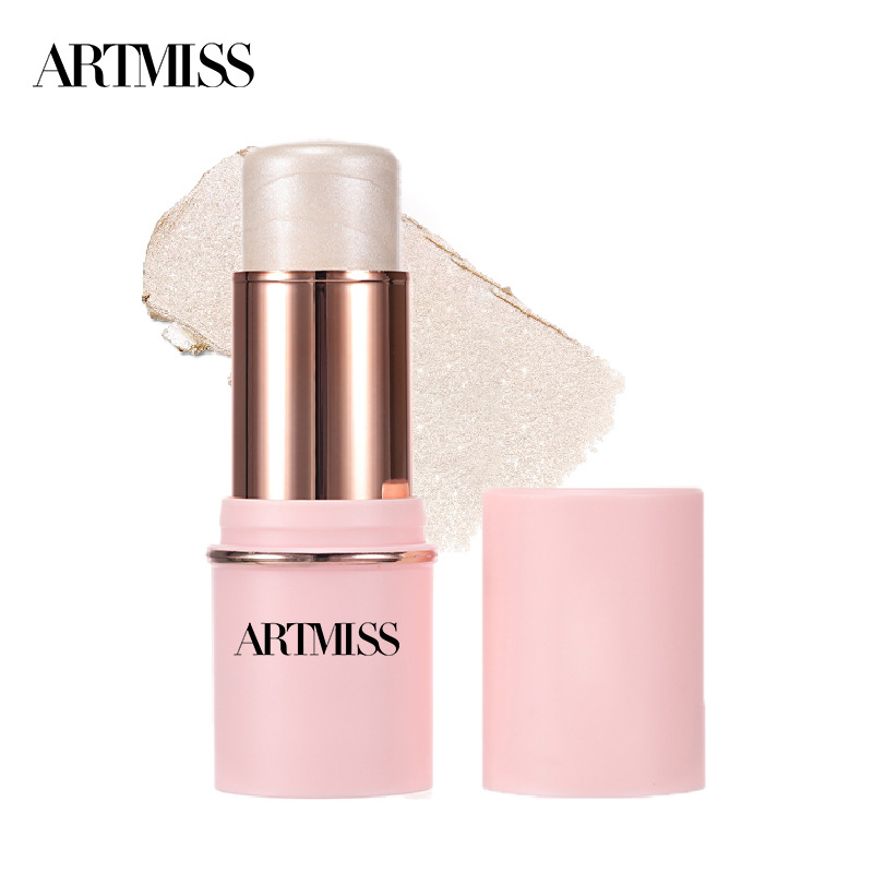 Amazon Highlight Stick Repair Cream Brightening Face Body Fine Glitter Pearlescent Highlight Stick Foreign Trade Cross-Border Makeup