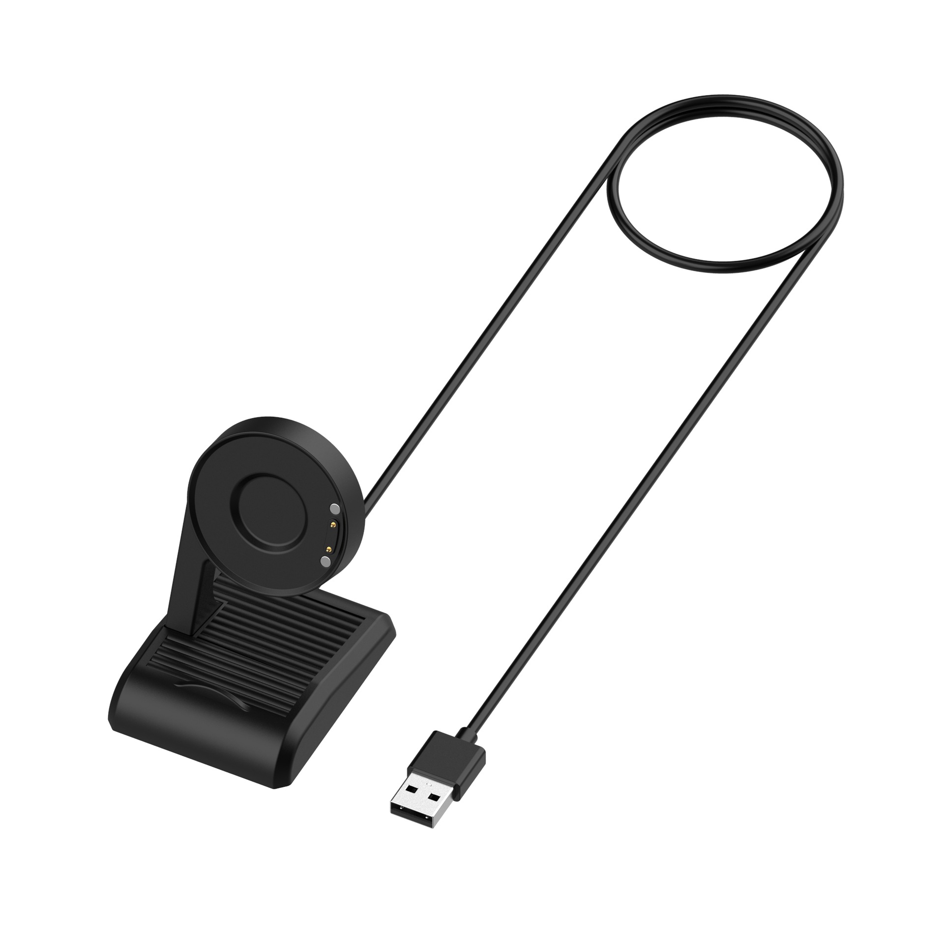 适用Ticwatch Pro5手表充电器proX/3 LTE充电线E3 Atlas立式座充