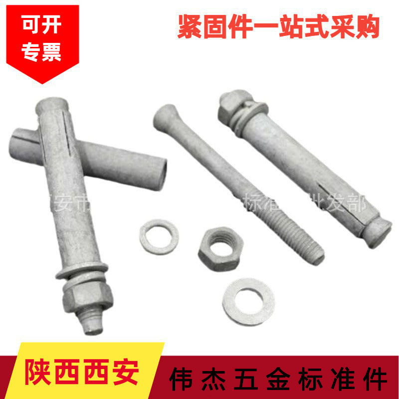 热镀锌膨胀螺丝耐锈膨胀螺丝热浸锌膨胀螺丝m8m10m12m14m16