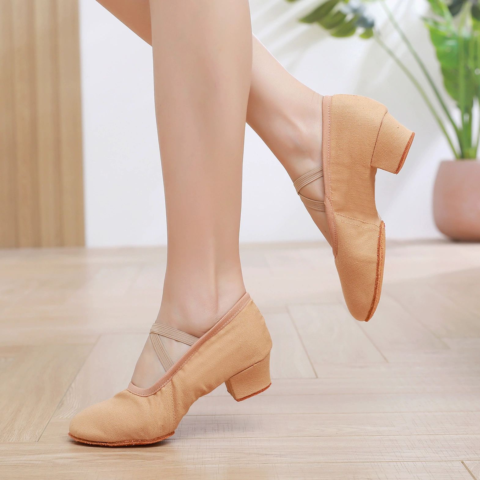  pievant -free body dance shoes women's belt roots ballet soft bottom yoga belly dance adult teachers girls practice shoes