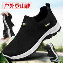男鞋2025秋季新款跨境代发百搭运动鞋单爸爸鞋软底韩版休闲登山鞋
