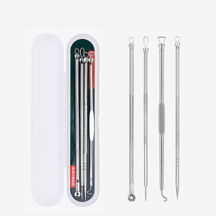 Acne needle blackhead needle closed needle disposable row needle squeeze acne beauty salon special suit acne four-piece set