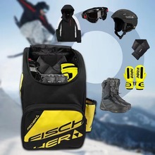 新款双板滑雪背包装备包雪鞋包头灰包双肩竟托运