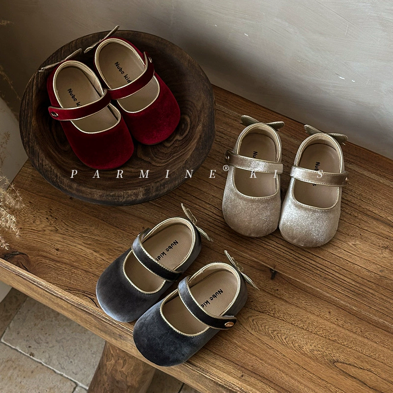 女小童公主鞋简约春秋季新款女宝宝学步单鞋女孩休闲鞋一件代发