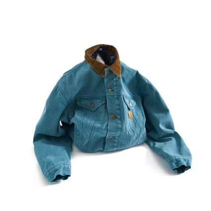 Carhartt 2024 New Model J10 Heavy-Duty Workwear Canvas Motorcycle Padded Trendy Turn-Down Collar Coach Jacket Cotton Coat for Men