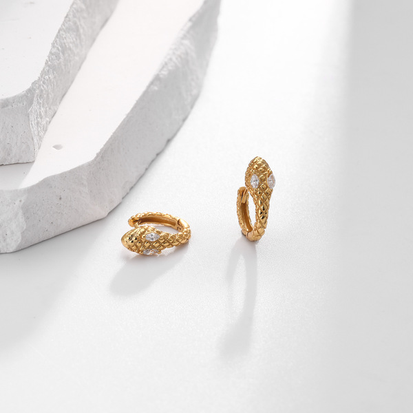 cute creative fashionable earrings with zircon