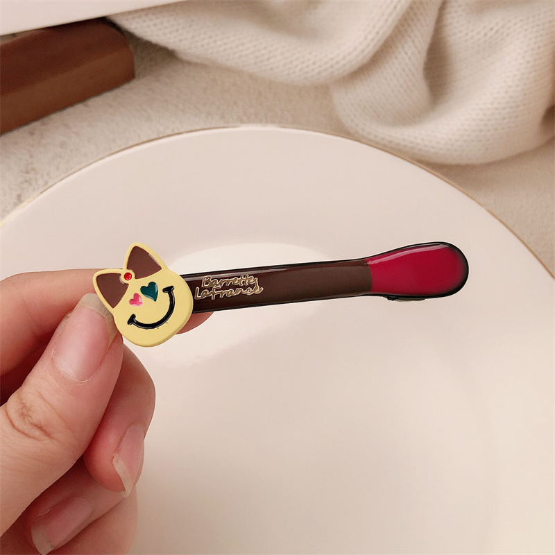 Coreano sin marcas clip para el cabello mujeres 2025 nuevo clip lateral de gama alta clip para el cabello frisa clip para el cabello pequeño clips de alta calidad