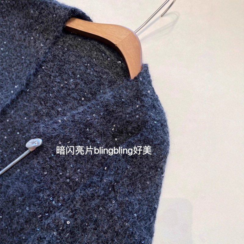 CJ9172美爆bling亮片oversize慵懒显瘦针织开衫女外套秋冬新|undefined