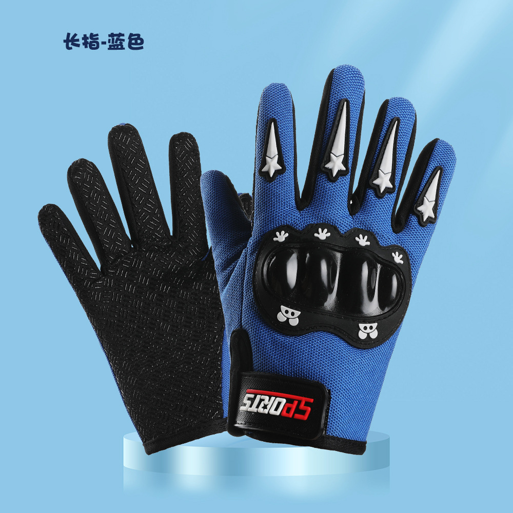 Guantes de medio dedo para niños, guantes protectores tácticos de ciclismo al aire libre con carcasa dura para niños mayores y niños, guantes deportivos para motocicleta y patinaje