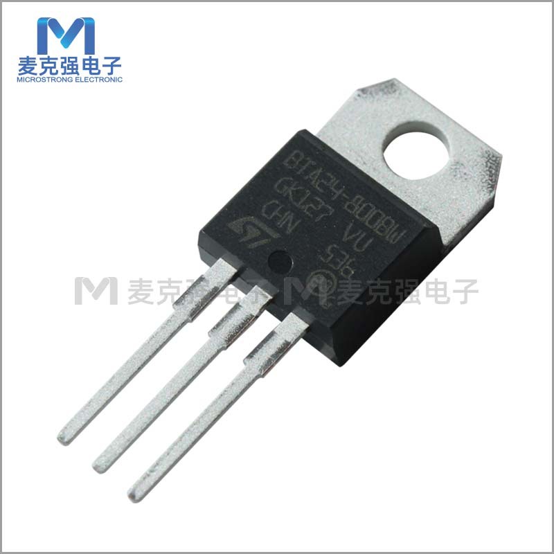 ST原装直插双向可控硅BTA24-800BW TO-220晶闸管25A/800V正品全新