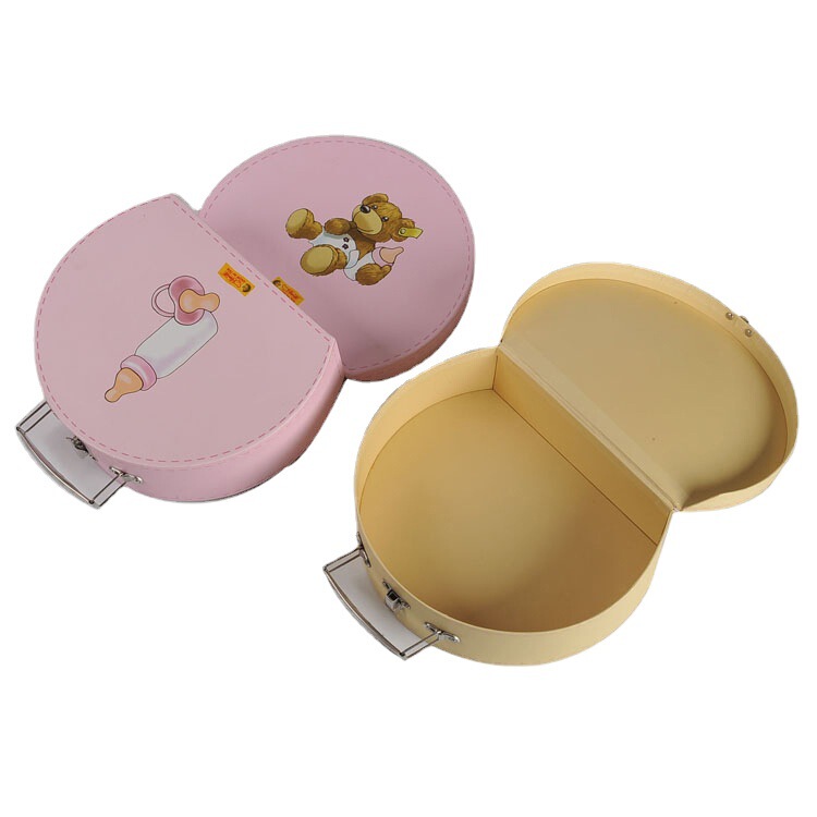 Production of Creative New Semi-Circular Packaging Box, Bear Satchel Gift Box, Exquisite Design Pattern Color Printed Paper Box Production of Creative New Semi-Circular Packaging Box, Bear Satchel Gift Box, Exquisite Design Pattern Color Printed Paper Box