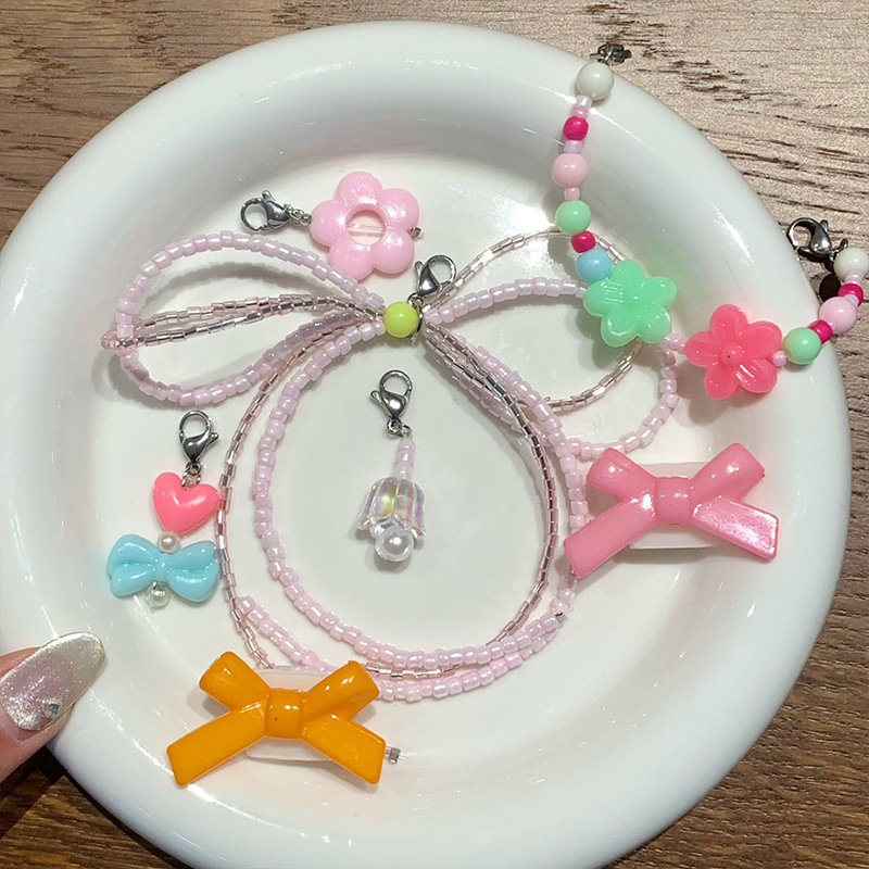 ins blogger con dopamina nicho de color brillante zapatos de arco de zapato de decoración de zapatos de fijación de flores