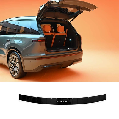 Rear Guard Plate, Tailgate — Dekorativ pedal başlıqları - trunk-outside-1-piece-of-outer-rear-guard-stainless-steel-black-titanium-brushed-suitable-for-2026-volkswagen-idera-9x