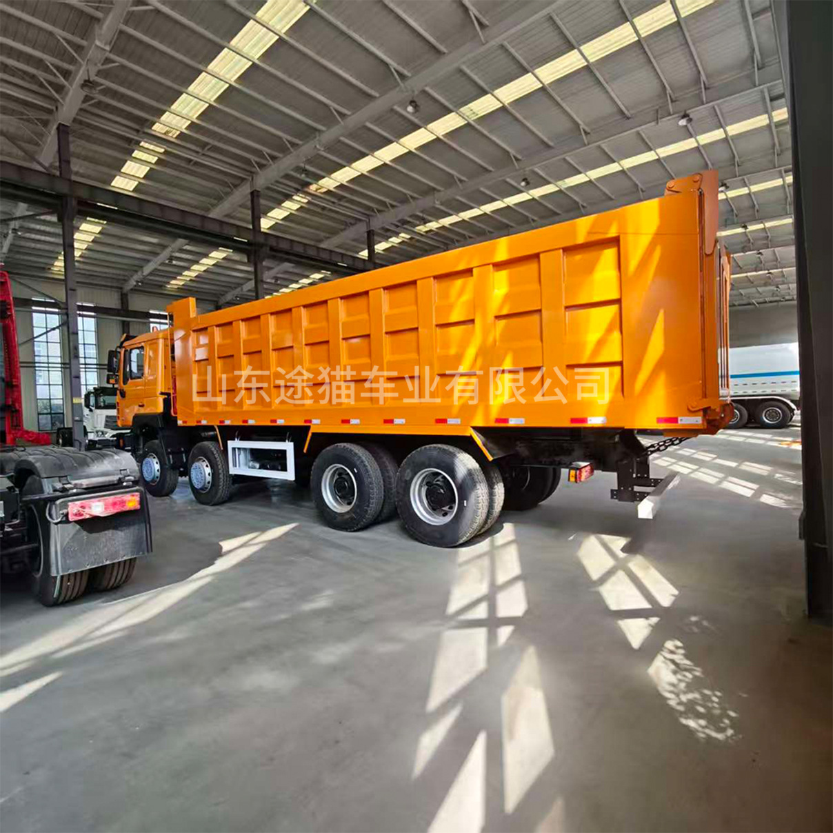 Cross-Border Shaanxi Automobile Delong F3000 8X4 Dump Truck, Engineering Dump Truck, Specialized for Mining and Earth Transport