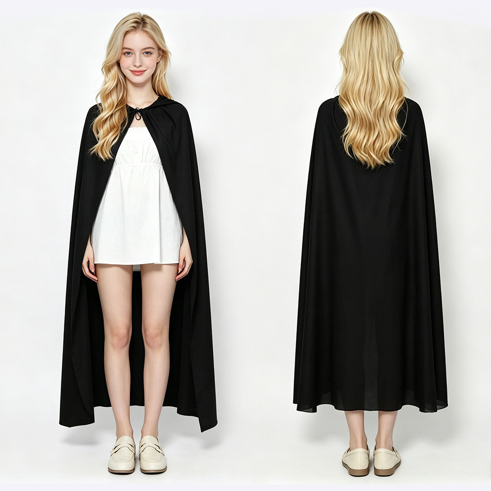 Transfronterizos Halloween Bat Cloak Set Kids Party Show Cosplay Batman Black Cloak Disfraces