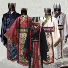 三国男汉服臣子春秋战国汉朝演出服装官服古装大臣古代唐装秦朝