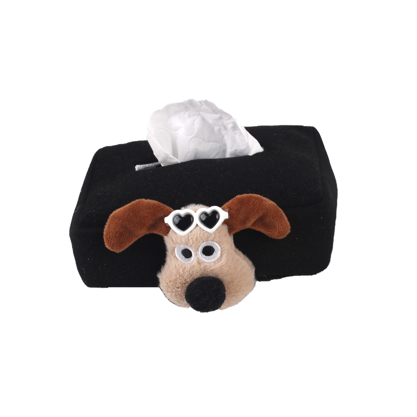 Muñeca encantadora para automóviles en el interior de la caja de reposabrazos de automóviles, caja de toallas de papel, caja de extracción de papel, almacenamiento creativo de alto valor facial, popularidad en línea, mujer