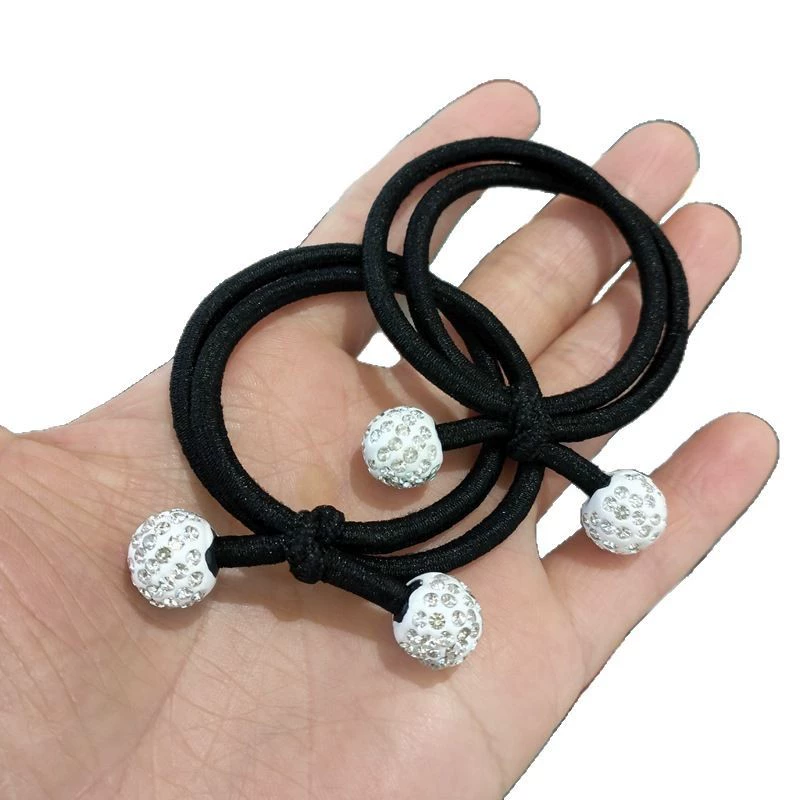 Корейская версия веревки для завязкиBall knot для волос, пряди, резинка, резинка, кожаная крышка, лоток 2 юаня Yiwu маленький ювелирный киоск бант