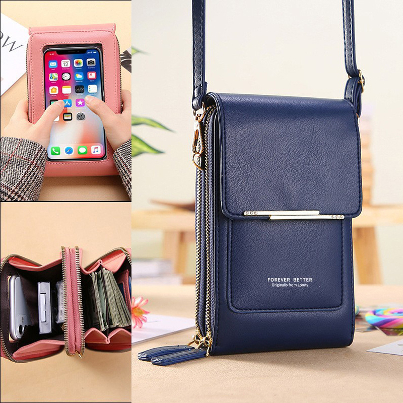 Touchscreen phone bag for women, 2026 popular model, small crossbody bag for holding phone, stylish vertical wallet Touchscreen phone bag for women, 2026 popular model, small crossbody bag for holding phone, stylish vertical wallet