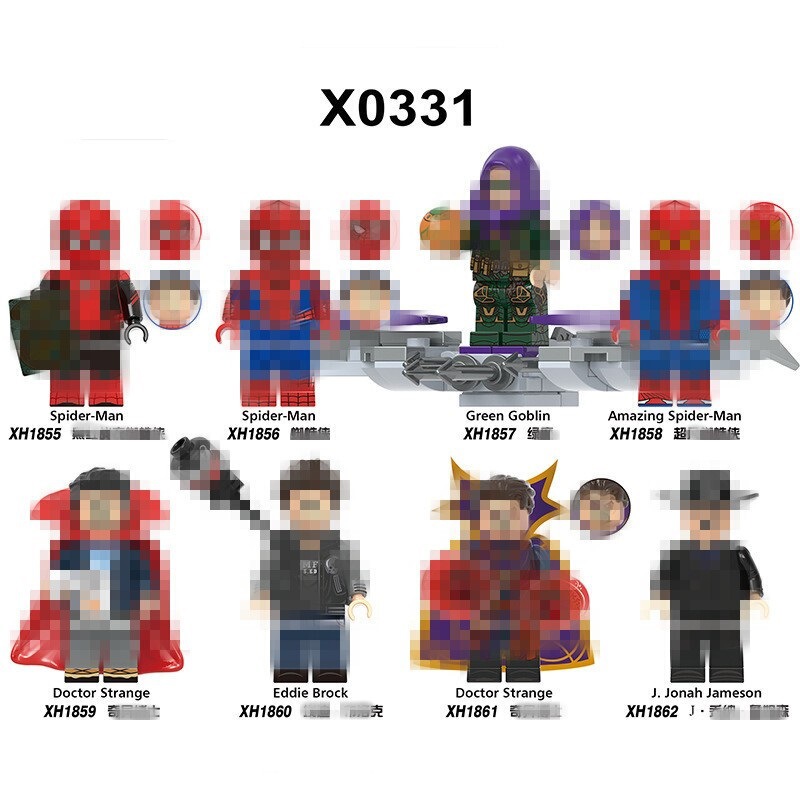Building Block Minifigure X0331 Assembled Kidsren's Toy Bag