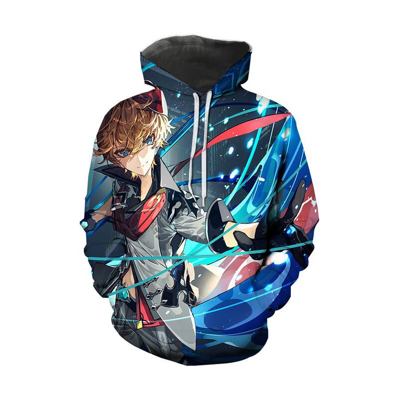 Dropshipping Weekly Hero Costume Girl 3D Digital Print Hoodie Starry Sky Loose Casual Versatile
