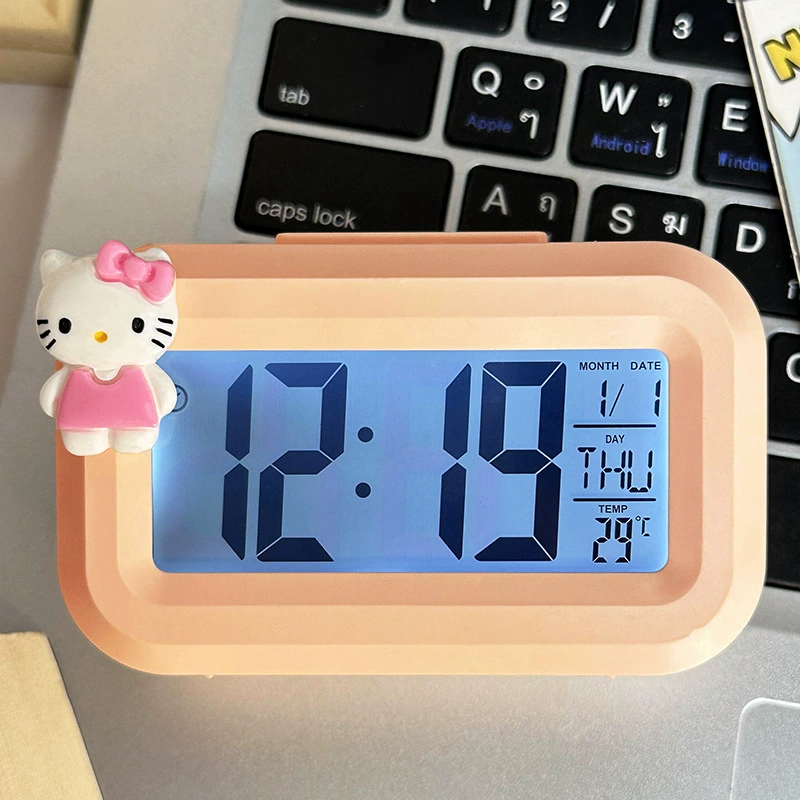 Beaver LED Alarm Clock, Luminous Multifunction Desktop Clock, Timer & Silent Mode