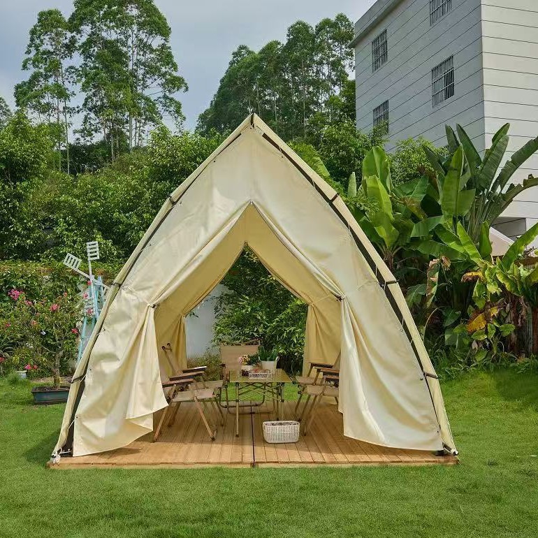 Shanzheng Outdoor Steel Frame Sailboat-Shaped Tent Hotel Homestay Boat-Shaped Ridge Camping Ground Scenic Area Barbecue Outdoor Camping