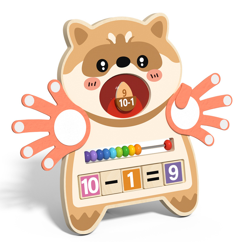 Nuevos productos de dibujos animados Montes juegos de cálculo de dedos para niños juegos de aprendizaje de la iluminación digital juegos de aprendizaje de la cognición del color