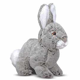 可爱小白兔公仔趴趴兔毛绒玩具仿真兔子玩偶布娃娃拼接安抚玩具