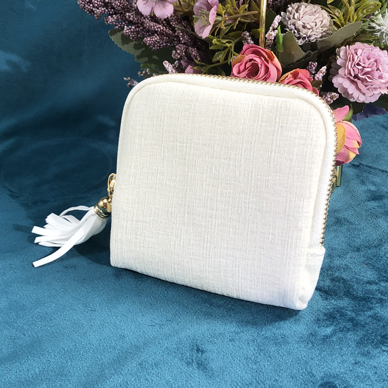 화이트(셔닐), 지퍼 수납봉투(pp백)