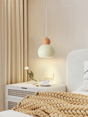 餐廳吊燈法式奶油風2023年新款吧檯書房三頭簡約現代輕奢網紅燈具