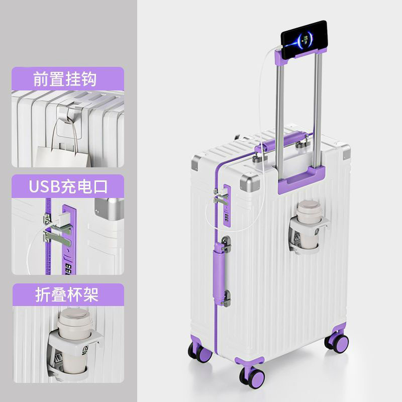 B619 흰색과 보라색