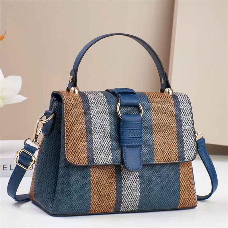Bolsas multicapa de color contrastante bolsas de mano casuales versátiles bolsas de hombro de viaje de moda simple bolsas transfronterizas