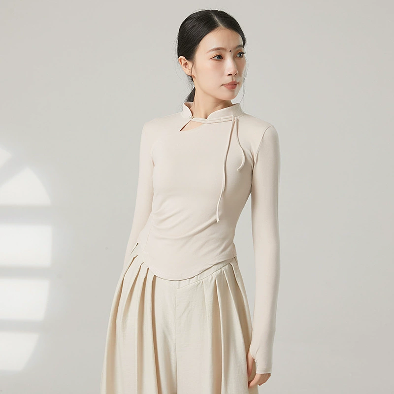 Одежда для современного танца, женская тренировочная одежда, одежда для этнических танцев, топы для классических танцев для взрослых