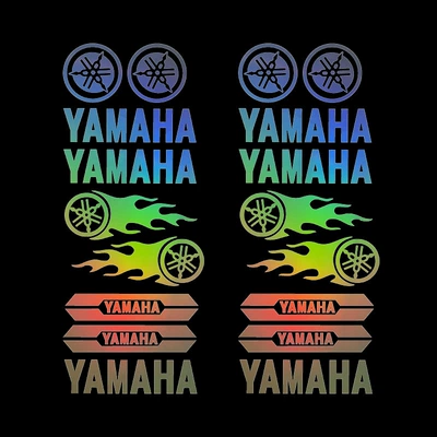 Other Automotive Exterior Supplies | Stickers - yamaha-bench-set-style-two-rainbow-gradient-2-pieces