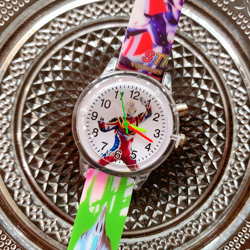 Aisha Niña de dibujos animados impreso reloj de cuarzo luminoso 2023 reloj para niños lindos al por mayor de suministro transfronterizo