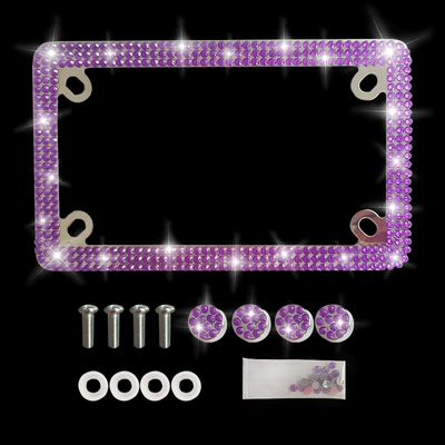 Foreign Trade Product: American Standard Motorcycle: License plate holder/license plate holder - deep-purple
