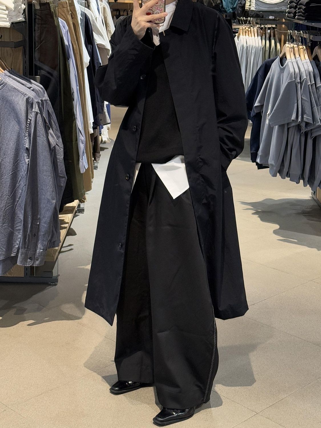 Extremely Stylish Brown Mid-length Trench For Women, 2026 New Casual Korean-style Loose Coat_voghion.com