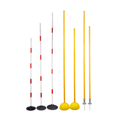 Basketball and football training equipment, auxiliary equipment, corner traffic sign pole, pile-circling practice pole, snake-shaped running pole