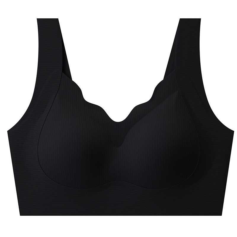 女性用シームレス温肌反重力下着、ノンワイヤー固定カップ、Vネックリフティングとプッシュアップ、快適で通気性のある美しいバックブラ|undefined