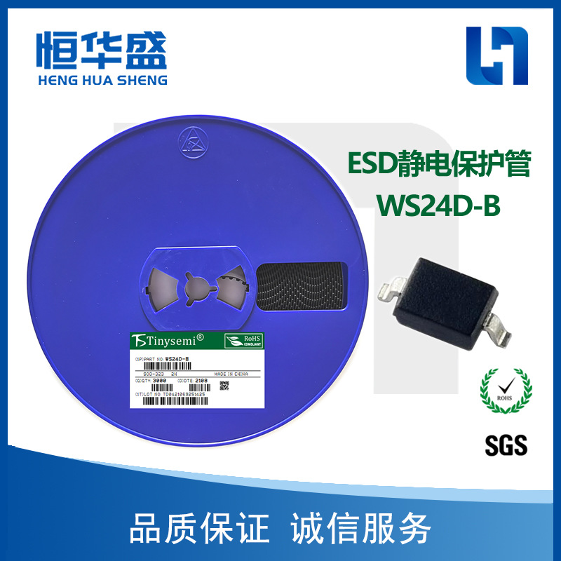 ESD/TVS静电保护二极管WS24D-BSOD-323Tinysemi现货供应防浪涌
