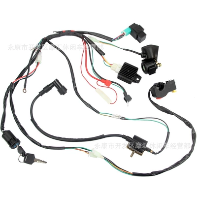 Off-Road Motorcycle Atv Beach Bike Accessories 50 70 90 110Cc Complete Wiring Harness Ignition System Cdi
