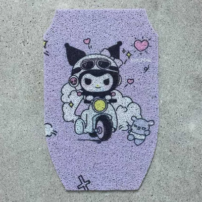 Waterproof, non-slip and stain-resistant Electric vehicle foot mat - kuromi-maverick-umax