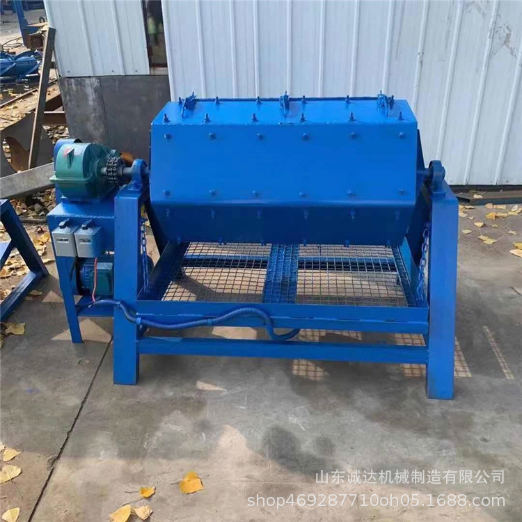 六角滚筒抛光机价格 铁棒去油污打磨光饰机 零件翻新除锈抛光机